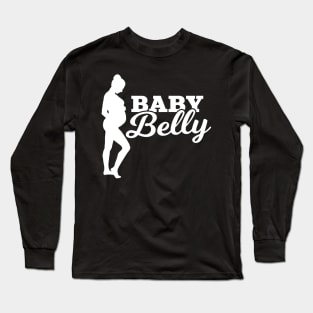 Baby Belly Funny Pregnancy T-Shirt Women Tshirt Long Sleeve T-Shirt